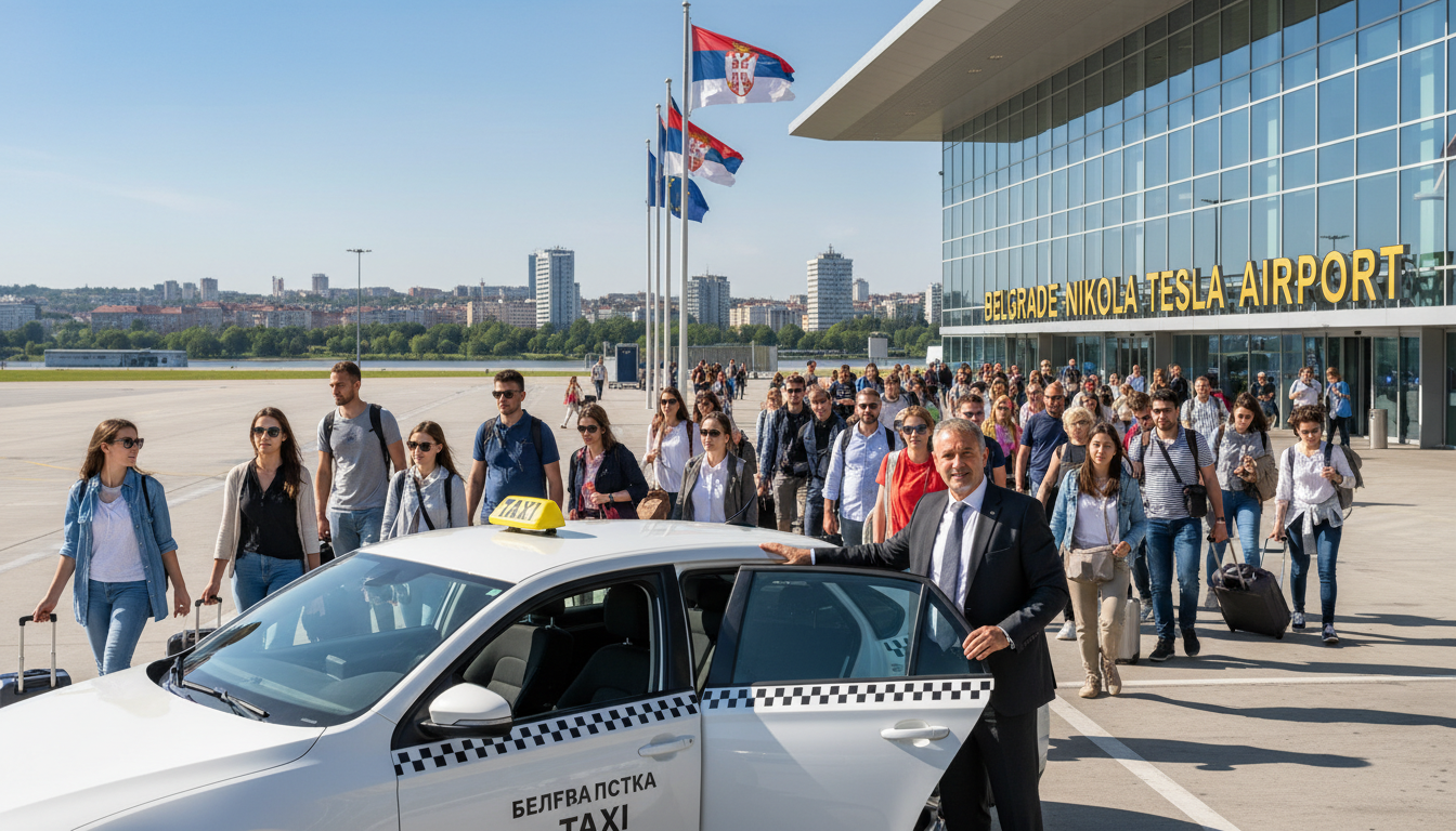 Kako od aerodroma Nikola Tesla do centra Beograda